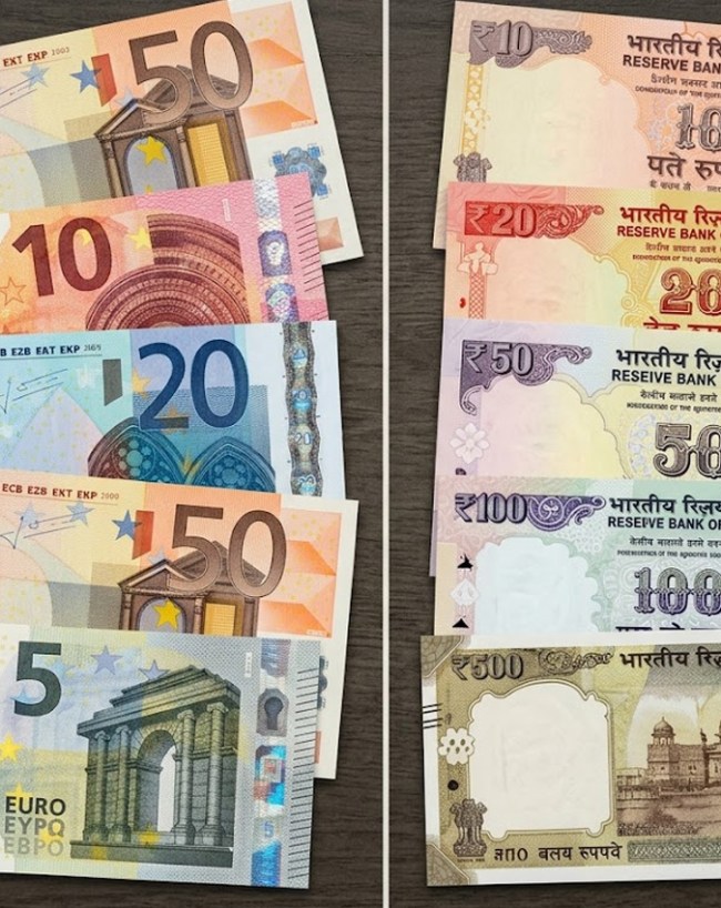 Ireland Currency and Indian Rupees-1-2-3-4-5-6
