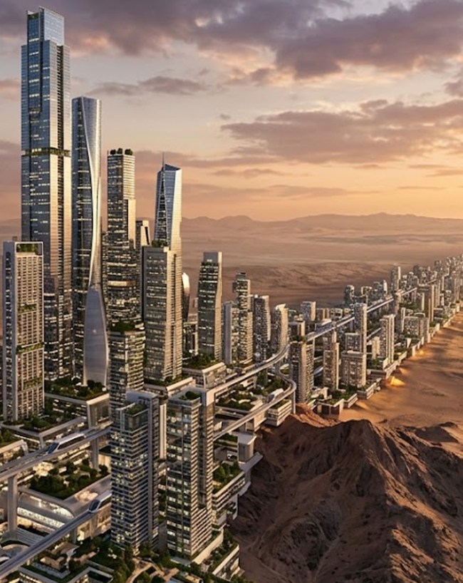 Saudi Arabia’s Futuristic City ‘The Line'-1-2-3