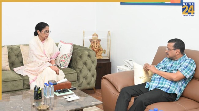 Arvind Kejriwal mamata Banerjee meeting