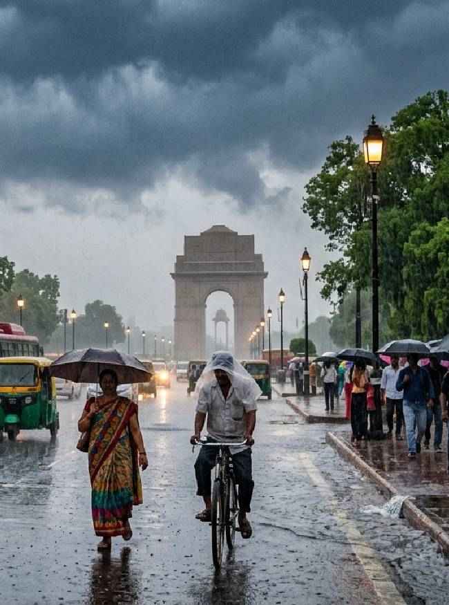 दिल्ली में 3 जुलाई तक बारिश का अलर्ट
