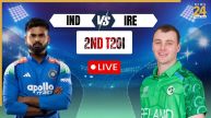 IND vs IRE 2nd T20I Live Score