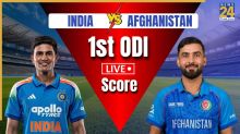 India vs Afghanistan 1st ODI Live Cricket Score