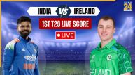 India vs Ireland 1st T20 Live Score