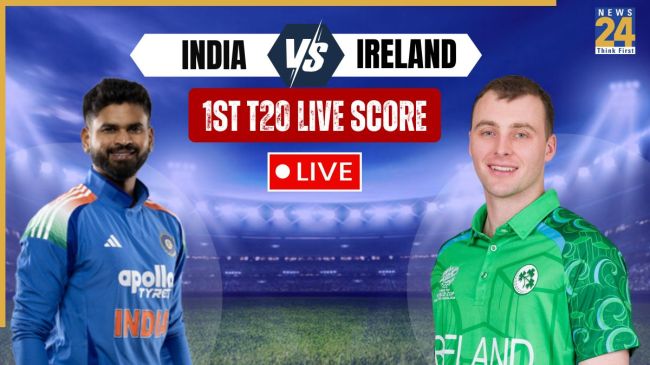 India vs Ireland 1st T20 Live Score