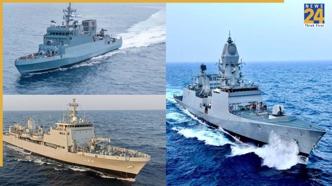 Indian Navy Warships Commissioning