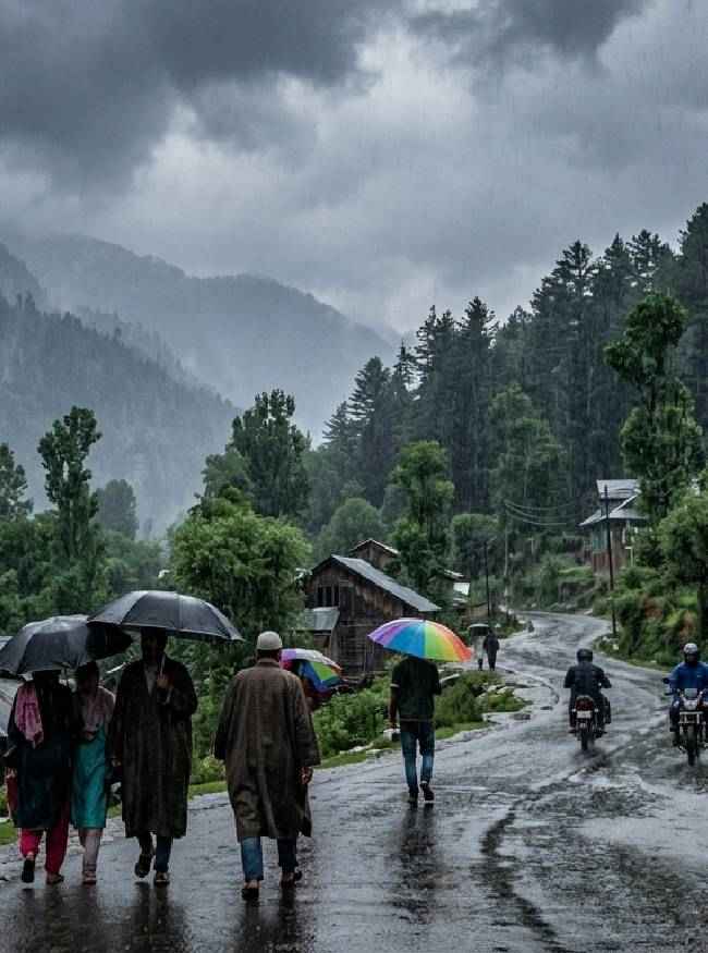 पश्चिमी और पूर्वोत्तर भारत में भारी बारिश की चेतावनी