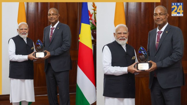 PM Narendra Modi, Seychelles Highest Honour, Guardian of the Blue Horizon, Climate Action Award, PM Modi Global Awards List