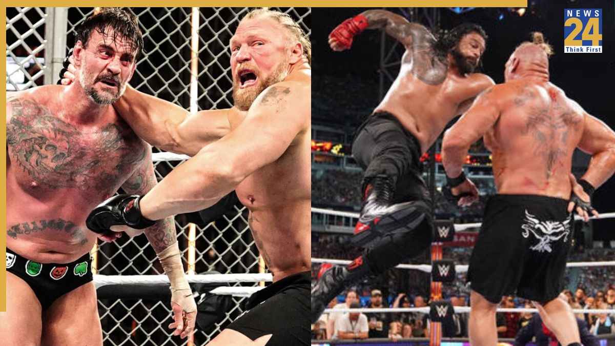 Roman Reigns CM Punk Brock Lesnar