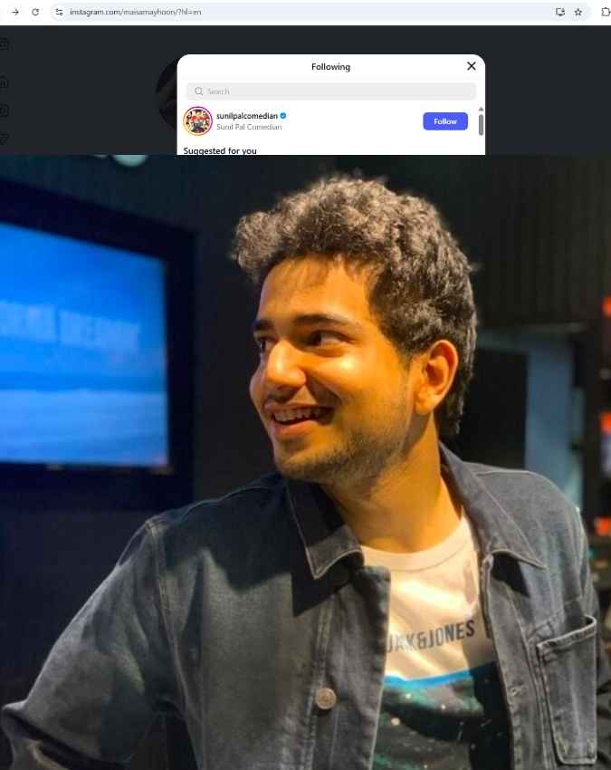 एक शख्स को करते हैं फॉलो