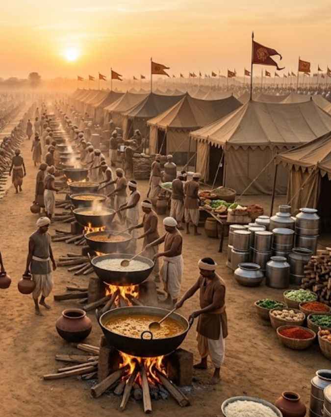 योद्धाओं के लिए भोजन