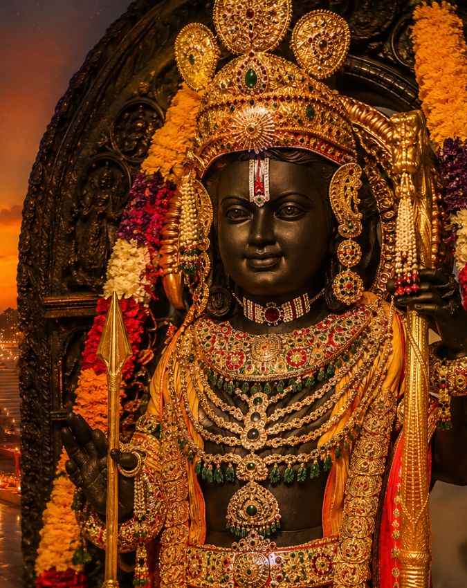 सूर्य की किरणें करती हैं रामलला का तिलक