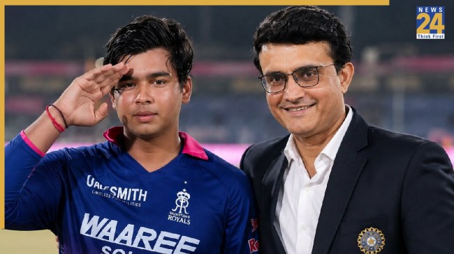 Vaibhav Sooryavanshi and Sourav Ganguly