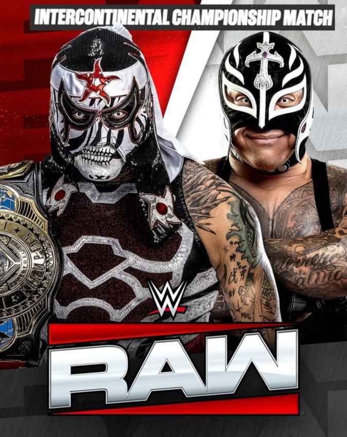 WWE Raw में होगा टाइटल मैच