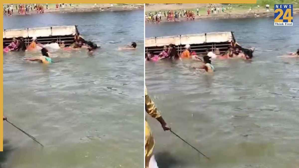 पुण्य कमाने पहुंचे श्रद्धालुओं पर टूटा हादसे का कहर, गोदावरी में पलटी नाव; महिला की मौत, बच्चा लापता