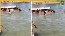 पुण्य कमाने पहुंचे श्रद्धालुओं पर टूटा हादसे का कहर, गोदावरी में पलटी नाव; महिला की मौत, बच्चा लापता