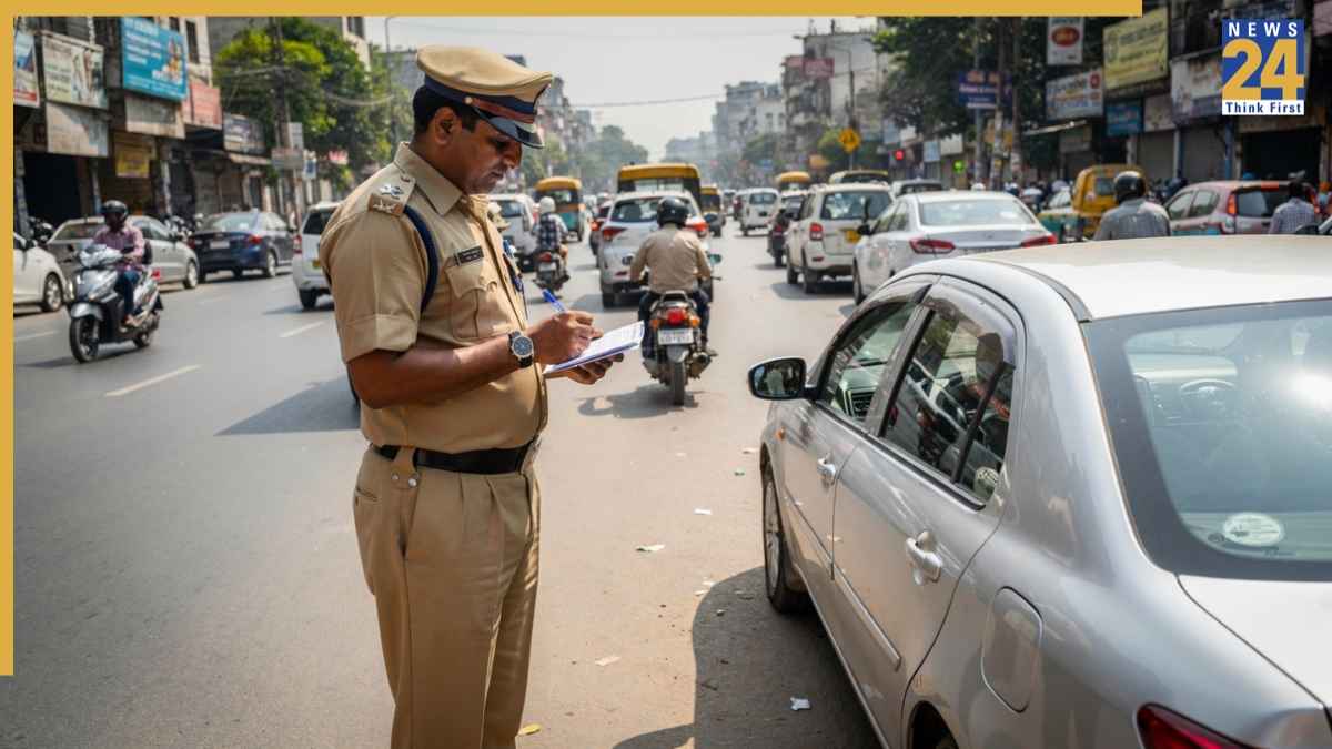 delhi police e challan