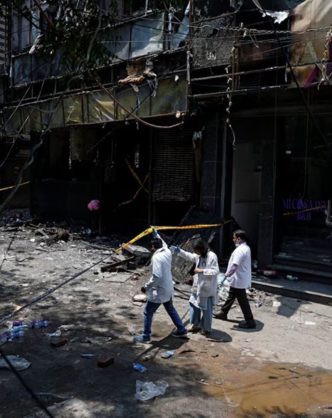Delhi Malviya Nagar Fire-1-2-3-4