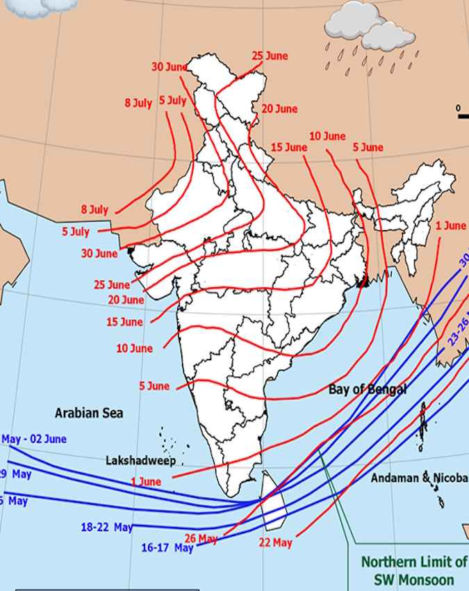 बिहार-झारखंड में 6 जून तक बारिश