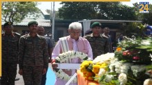 जम्मू कश्मीर में आंतकियों के सर्च ऑपरेशन में लेफ्टिनेंट शहीद, मनोज सिन्हा ने दी श्रद्धाजंलि