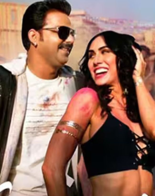 pawan singh lauren Gottlieb song-1-2-3-4-5-6-7