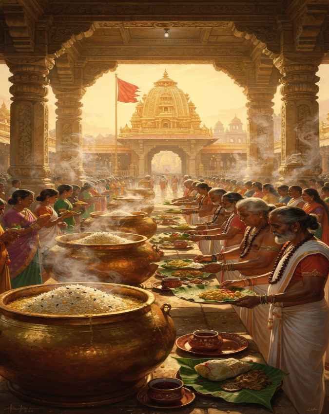 कभी कम नहीं पड़ता प्रसाद