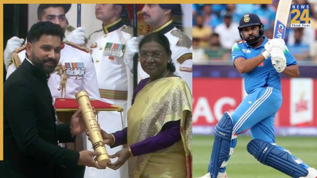 Rohit Sharma awarded with Padma Shri