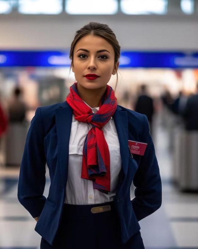Air Hostess Hold Cigarette-1-2-3-4-5-6