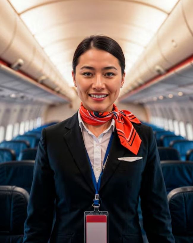 Air Hostess Hold Cigarette-1-2-3-4-5
