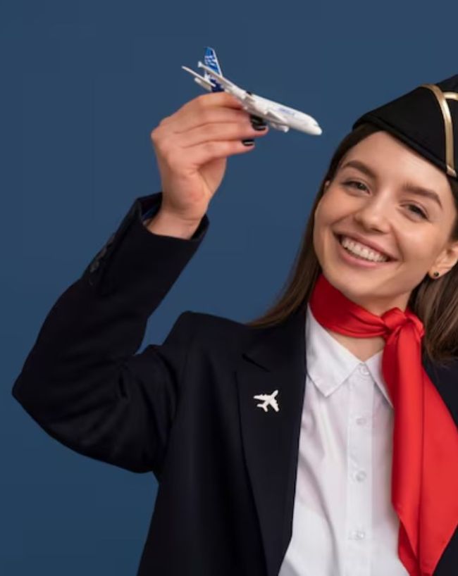 Air Hostess Hold Cigarette-1-2-3