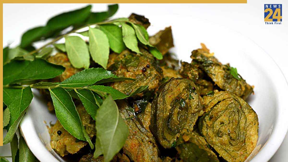 arbi ke patte ke patode recipe