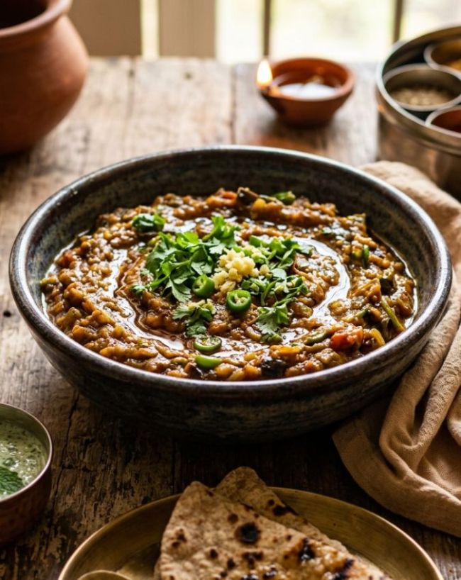Vangyache Bharit Recipe Sharvari Favorite food-1-2-3-4-5-6-7