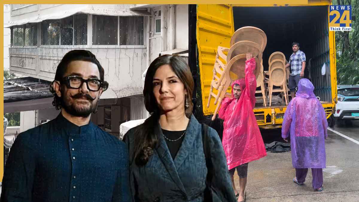 Aamir Khan-Gauri Spratt की शादी की तैयारियां शुरू, तेज बारिश के बीच जारी हैं इंतजाम