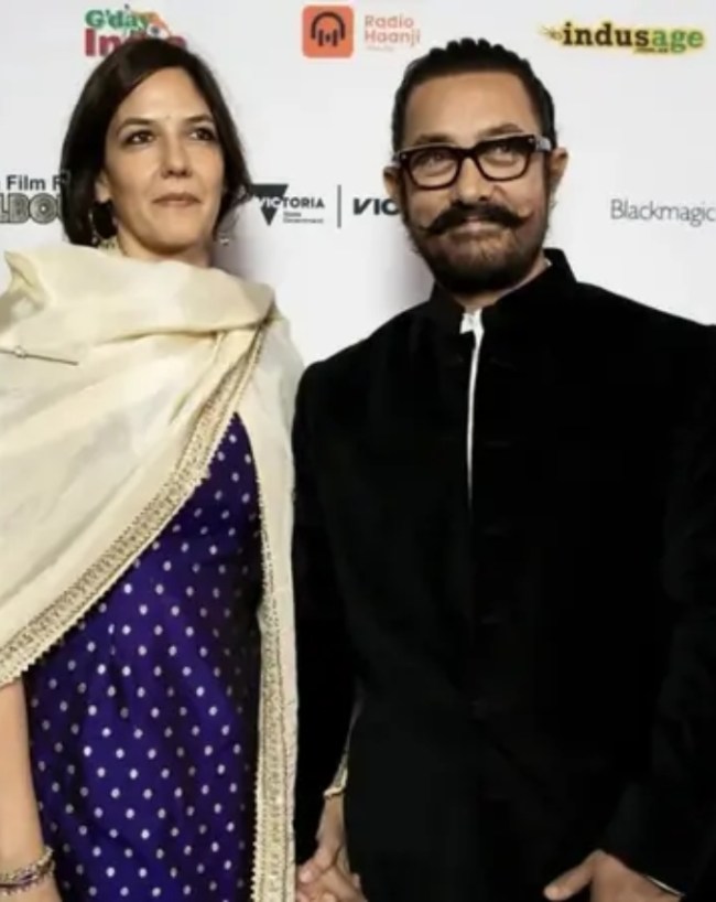 Aamir Khan and Gauri Spratt-1-2