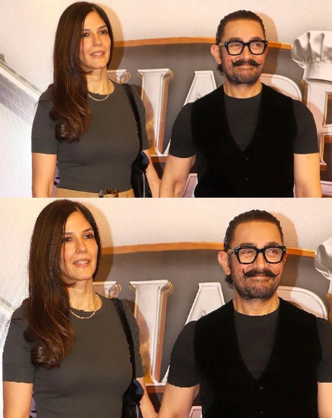Aamir khan, Gauri Spratt-1-2-3-4