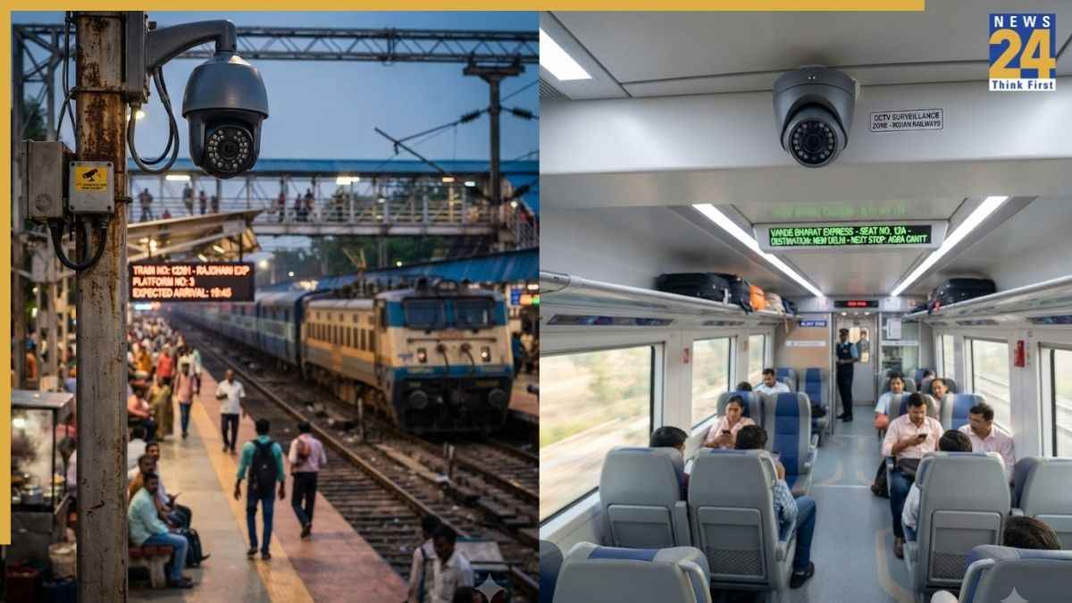 भारत में 3,215 रेलवे स्टेशन पर CCTV कैमरे लगाने का ऐलान, 13409 कोच की सिक्योरिटी भी होगी टाइट