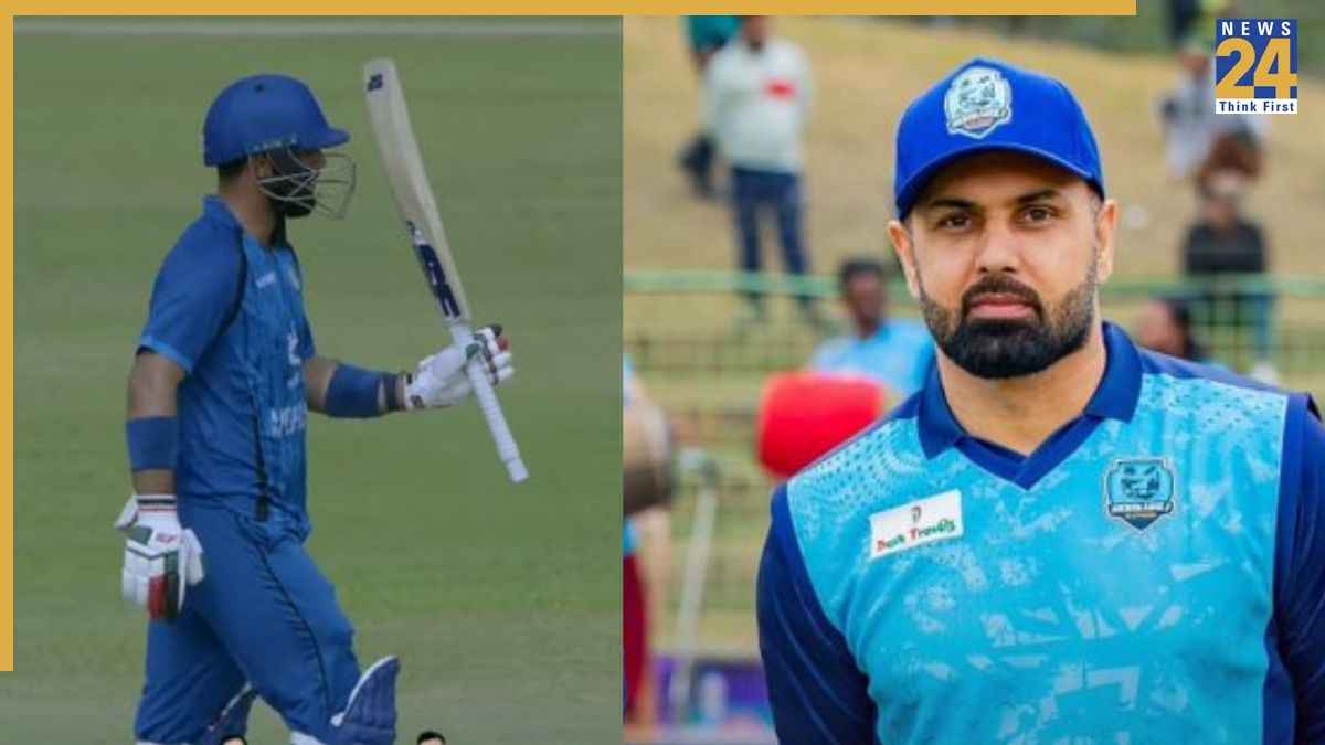 28 गेंदें 100 रन और 300+ का स्कोर, मोहम्मद नबी के बेटे ने उड़ाए विरोधी टीम के होश