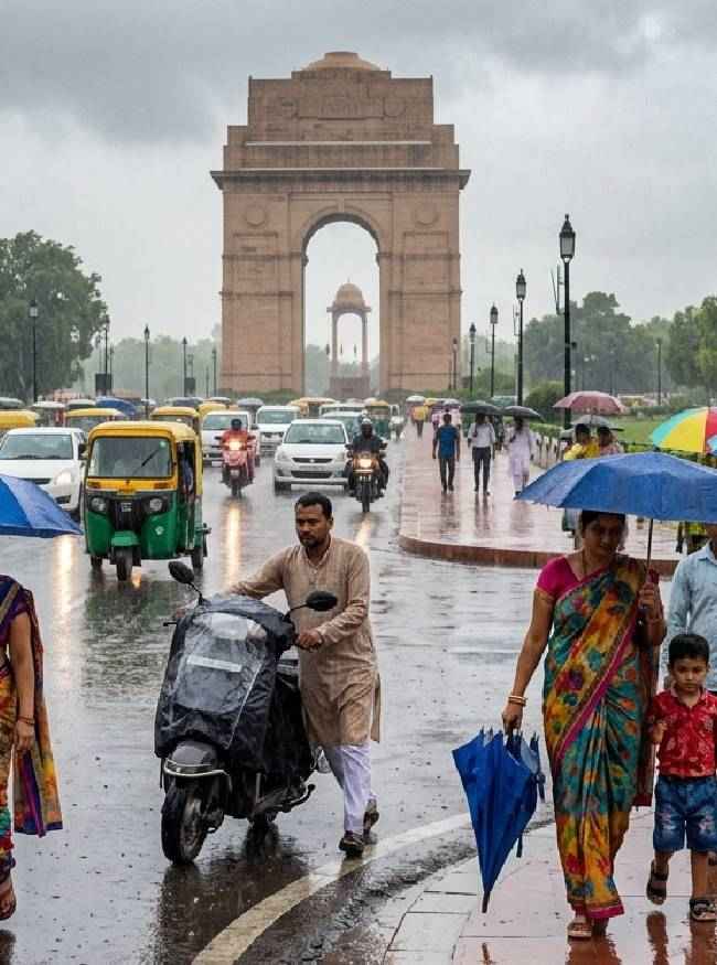 दिल्ली में इस हफ्ते बारिश का अलर्ट
