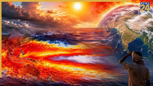 El Nino Burning Pacific Ocean