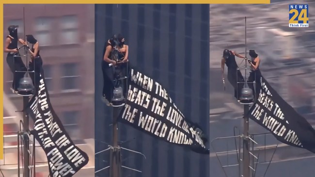 Empire State Building, Russian Couple Propose, New York Viral Video, Skywalkers Netflix,
