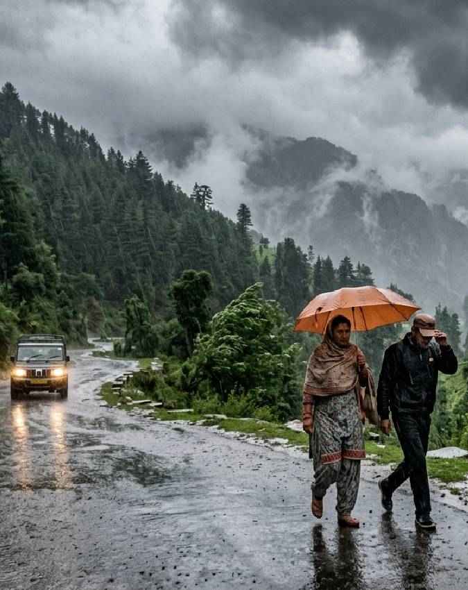 आज 18 राज्यों में बारिश की चेतावनी