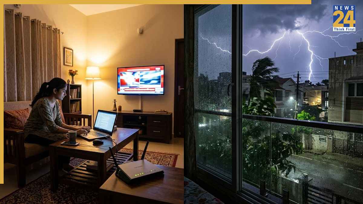 बारिश में एक गलती पड़ सकती है भारी! बिजली कड़कते ही खराब हो सकते हैं TV, Wi-Fi और लैपटॉप, जानें बचाव के तरीके