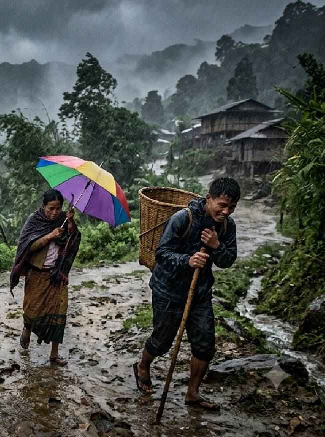 अगले 4 दिन पूर्वोत्तर में भारी बारिश की चेतावनी