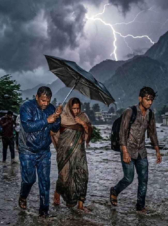 आज इन 12 राज्यों में बारिश-तूफान की चेतावनी