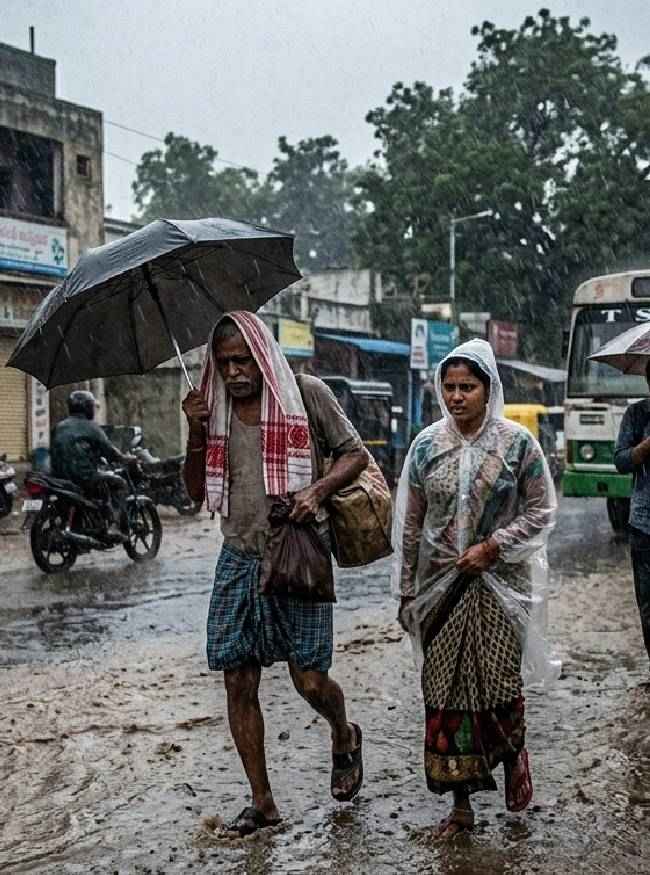 आज 15 राज्यों में बारिश की चेतावनी