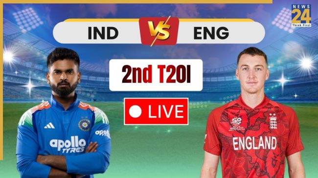India vs England 2nd T20I Cricket Score