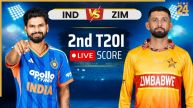 IND vs ZIM 2nd T20I Live Score