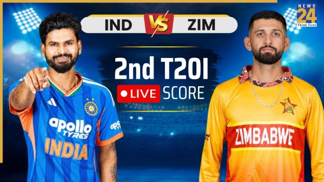 IND vs ZIM 2nd T20I Live Score