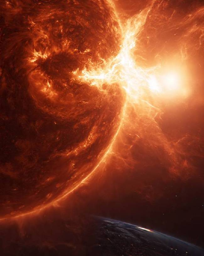 Massive Solar Storm Heads Toward Earth -1-2-3-4-5