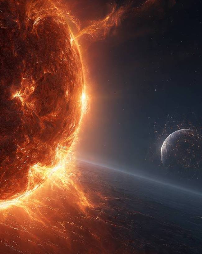 Massive Solar Storm Heads Toward Earth -1-2