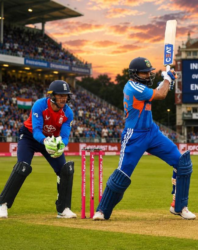 India vs England (Image generated by AI)-1-2-3-4